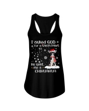 Chihuahua-CS3837-I Asked God-V3 Ladies Flowy Tank tile
