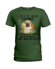 Bullmastiff-CS3267-I Try To Avoid Ladies T-Shirt tile