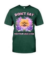 Pomeranian-CS4086-Don't Say-V2 Premium Fit Mens Tee tile