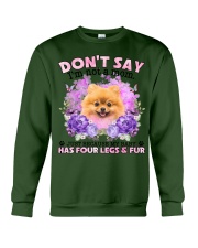 Pomeranian-CS4086-Don't Say-V2 Crewneck Sweatshirt tile