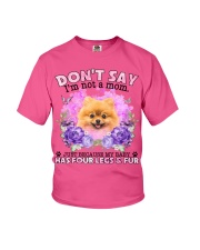 Pomeranian-CS4086-Don't Say-V2 Youth T-Shirt tile