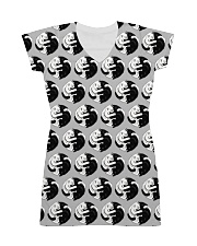 Cat - Yin Yang All-over Dress front
