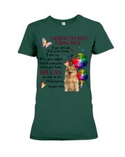 German Spitz-CS3132-I'm Just A Dog Premium Fit Ladies Tee tile
