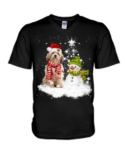 Cavachon-CS3841-Christmas Dog-V11 V-Neck T-Shirt tile