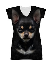 Chihuahua-Face and Hair All-over Dress thumbnail