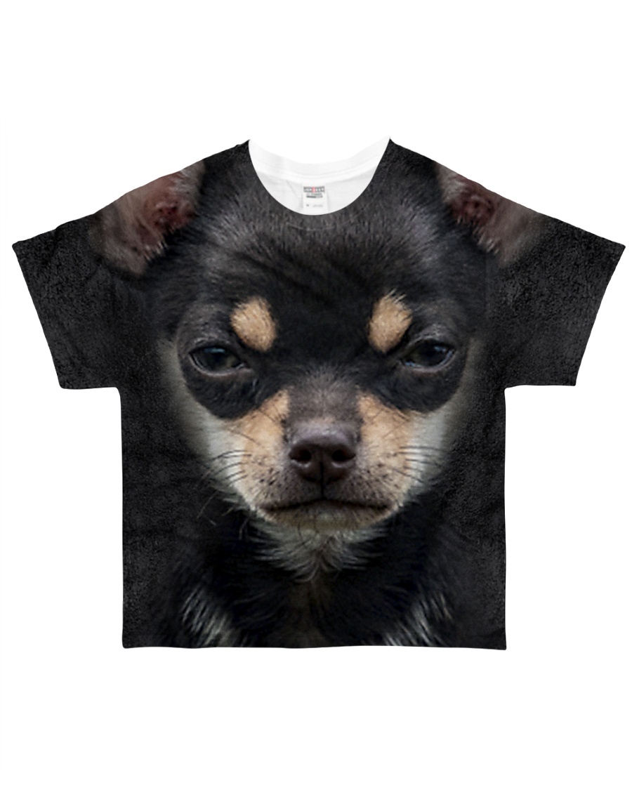 Chihuahua-Face and Hair All-over T-Shirt