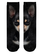 Chihuahua-Face and Hair Crew Length Socks thumbnail