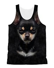 Chihuahua-Face and Hair All-over Unisex Tank thumbnail