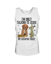 Cavapoo-CS2471-Talking To Jesus Unisex Tank tile