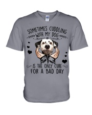 Dalmatian-NT127-For A Bad Day V-Neck T-Shirt tile