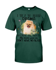 Pomeranian-CS3267-I Try To Avoid Premium Fit Mens Tee tile