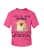 Pomeranian-CS3267-I Try To Avoid Youth T-Shirt tile