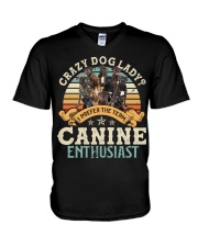 Cane Corso-CS2593-Crazy Dog Lady V-Neck T-Shirt tile