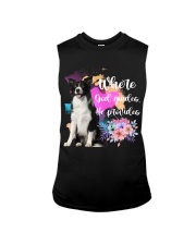 Border Collie 2-CS3913-God Guides-V2 Sleeveless Tee tile