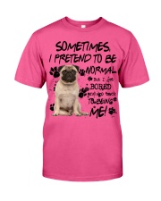 Pug 2-CS3898-Sometimes-V2 Classic T-Shirt tile