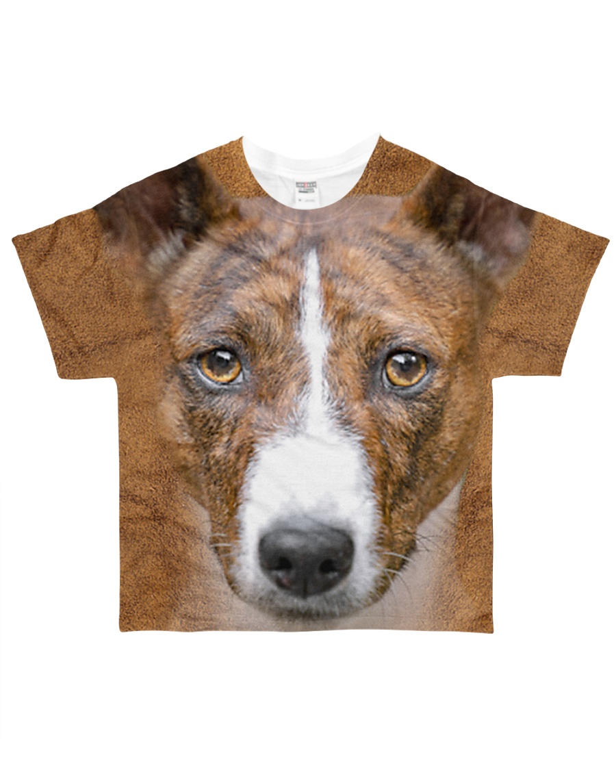 Basenji-Face and Hair All-over T-Shirt