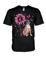 Boxer-CS3145-Faith-Hope-Love V-Neck T-Shirt tile