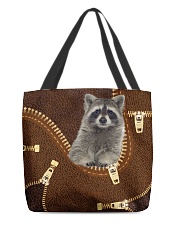 Raccoon Zip LT All-over Tote front