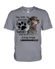 Labradoodle-CS1389-My Hardest V-Neck T-Shirt tile