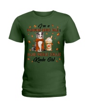 Blue Merle Collie-CS3129-Pumpkin Spice Ladies T-Shirt tile