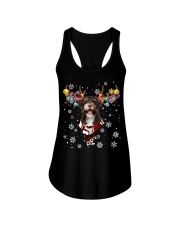 Havanese-CS3901-Christmas Dog-V19 Ladies Flowy Tank tile