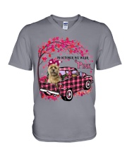 Cairn Terrier-CS3049-In October V-Neck T-Shirt tile