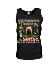 Afghan Hound-DN2343-Believe In Santa Unisex Tank tile