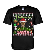 Yorkshire Terrier-DN2343-Believe In Santa V-Neck T-Shirt tile
