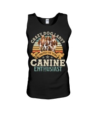 Basset Hound-CS2593-Crazy Dog Lady Unisex Tank tile