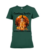 Golden Retriever-CS3431-Casting Spells Premium Fit Ladies Tee tile