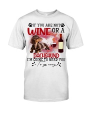 Dachshund 2-CS4110-To Need You Classic T-Shirt front