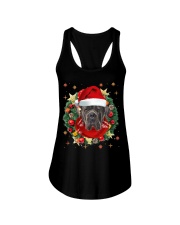 Cane Corso-Head-CS3788-Christmas-V10 Ladies Flowy Tank tile