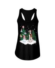 Saluki-CS4017-Christmas Dog-V15 Ladies Flowy Tank tile