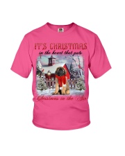 Leonberger-CS3767-It's Christmas Youth T-Shirt tile