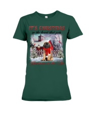 Leonberger-CS3767-It's Christmas Premium Fit Ladies Tee tile