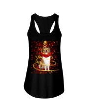 Rough Collie-CS3733-Christmas Dog-V20 Ladies Flowy Tank tile