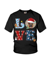 German Shepherd-CS3605-Love Christmas Youth T-Shirt tile
