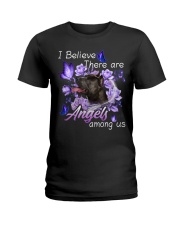American Staffordshire Terrier-NT478-I Believe-V2 Ladies T-Shirt tile