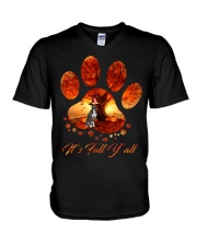 American Pit Pull Terrier-CS3180-It's Fall V-Neck T-Shirt tile