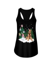 Airedale Terrier-CS4017-Christmas Dog-V15 Ladies Flowy Tank tile