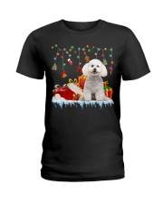 Bichon Frise-DN2361-Christmas-V2 Ladies T-Shirt tile