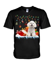 Bichon Frise-DN2361-Christmas-V2 V-Neck T-Shirt tile