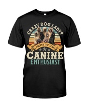 BraqueSaint-Germain-CS2593-Crazy Dog Lady Classic T-Shirt front