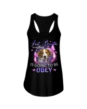Kooikerhondje-CS3533-Just Breathe-V2 Ladies Flowy Tank tile