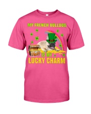 French Bulldog 1-CS4143-Lucky Charm-V2 Classic T-Shirt tile