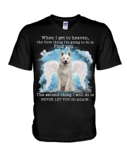 Berger Blanc Suisse-CS3351-I Get To Heaven V-Neck T-Shirt tile