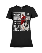 Japanese Chin-CS3937-Be Like Jesus Premium Fit Ladies Tee tile