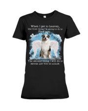 Australian Shepherd-CS3351-I Get To Heaven Premium Fit Ladies Tee tile