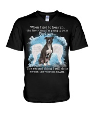 American Pit Pull Terrier-CS3351-I Get To Heaven V-Neck T-Shirt tile