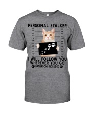 Personal Stalker Manx Cat Classic T-Shirt front